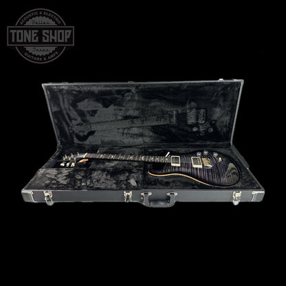 PRS DGT David Grissom Trem 10 Top Purple Mist Birds in case.