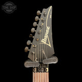 Headstock of Used Ibanez RG Series 7-String  RG7420 Black Pearl TSS7567.