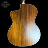 Back of body of Used 2014 Taylor 214ce Natural.