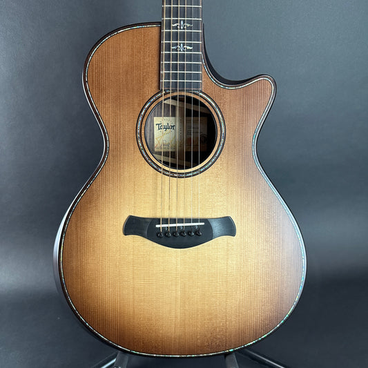 Front of Used Taylor 912ce Builder's Edition WHB.