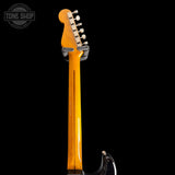 Back of headstock of sed 2024 Fender 70th Anniversary American Vintage II 1954 Stratocaster.