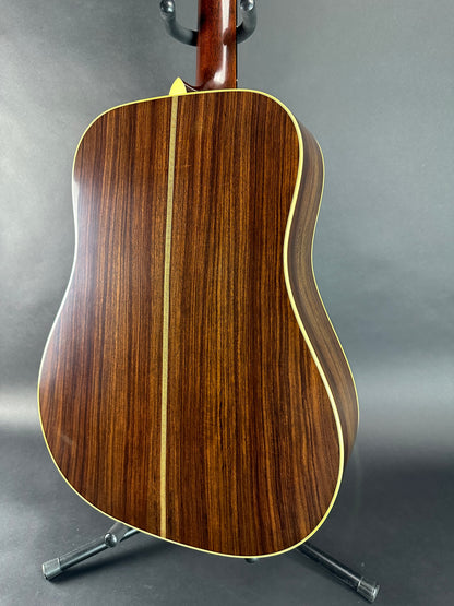 Back angle of Used Martin Custom Shop D-28 Authentic 1937 Vintage Low Gloss w/Stage 1 Aging.