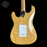 Back of body of Used 2021 Fender Classic Series '70s Stratocaster Natural TSS7450.
