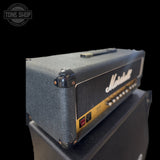 Left side of Used 1989 Marshall Artist 3203 30 Watt Amplifier Head TSS6984.