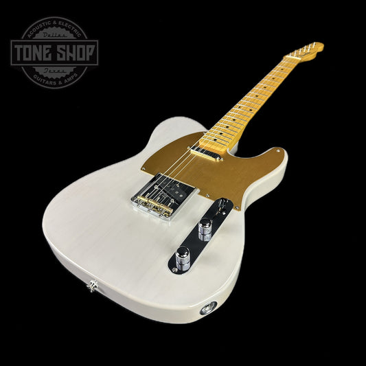 Front angle of Used Fender JV Modified 50's Telecaster White Blonde.