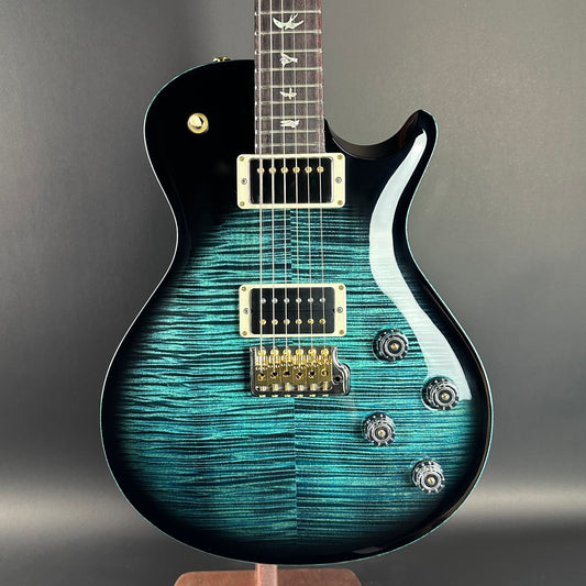 Front of PRS Mark Tremonti Signature 10 Top Cobalt Smokeburst.