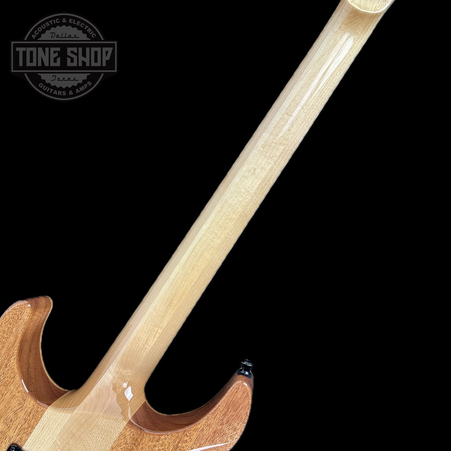 Back of neck of ESP USA M1 NTB FR Hellfire.