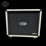 Front of Used EVH 5150 III Cab 1X12 White TSS7652.
