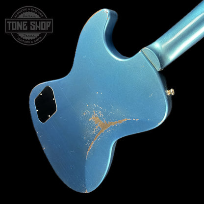 Back angle of Rock N Roll Relics Revenge Lake Placid Blue Med Aging.