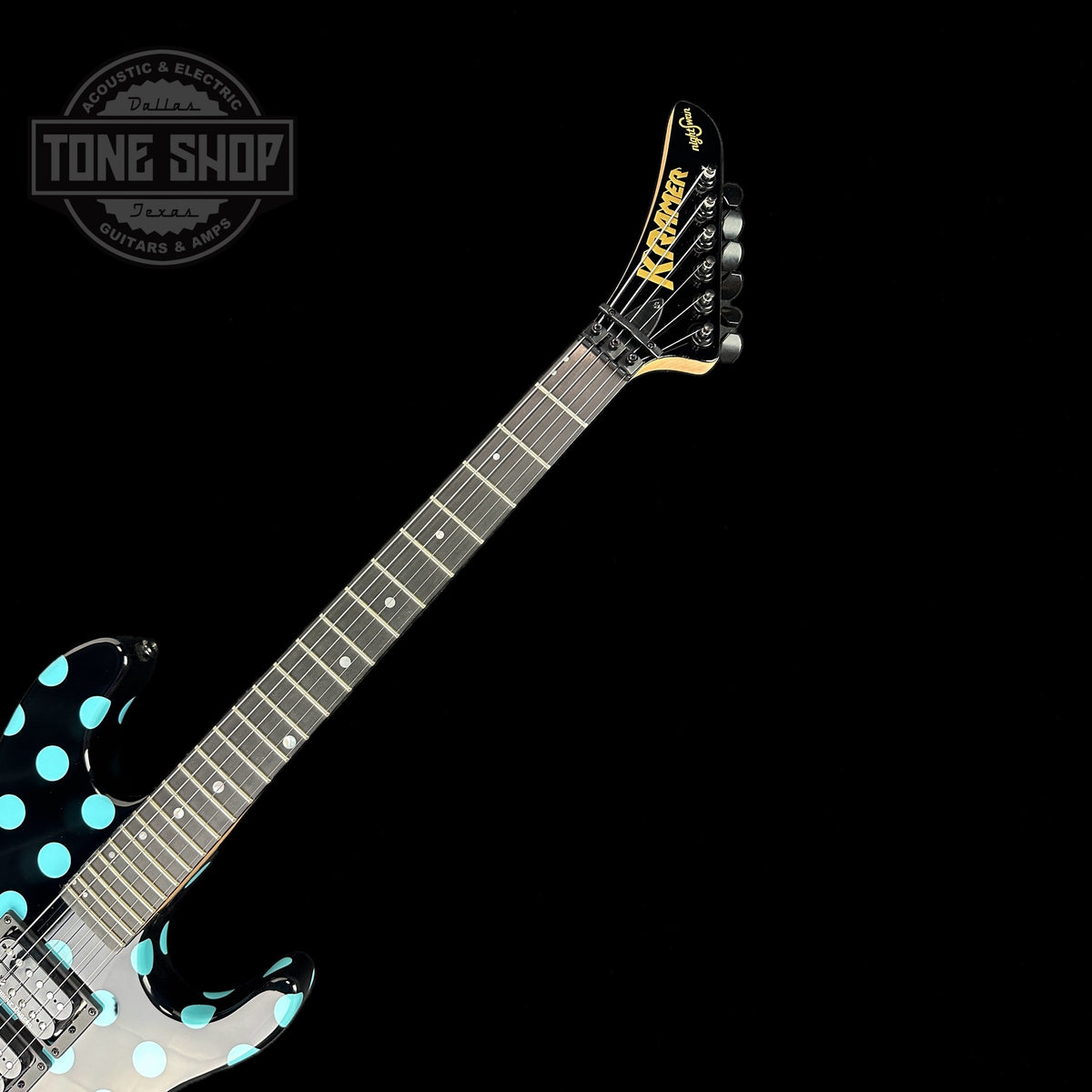 Used Kramer Night Swan Blue Polka Dots w/case TSU16932 – Tone Shop 