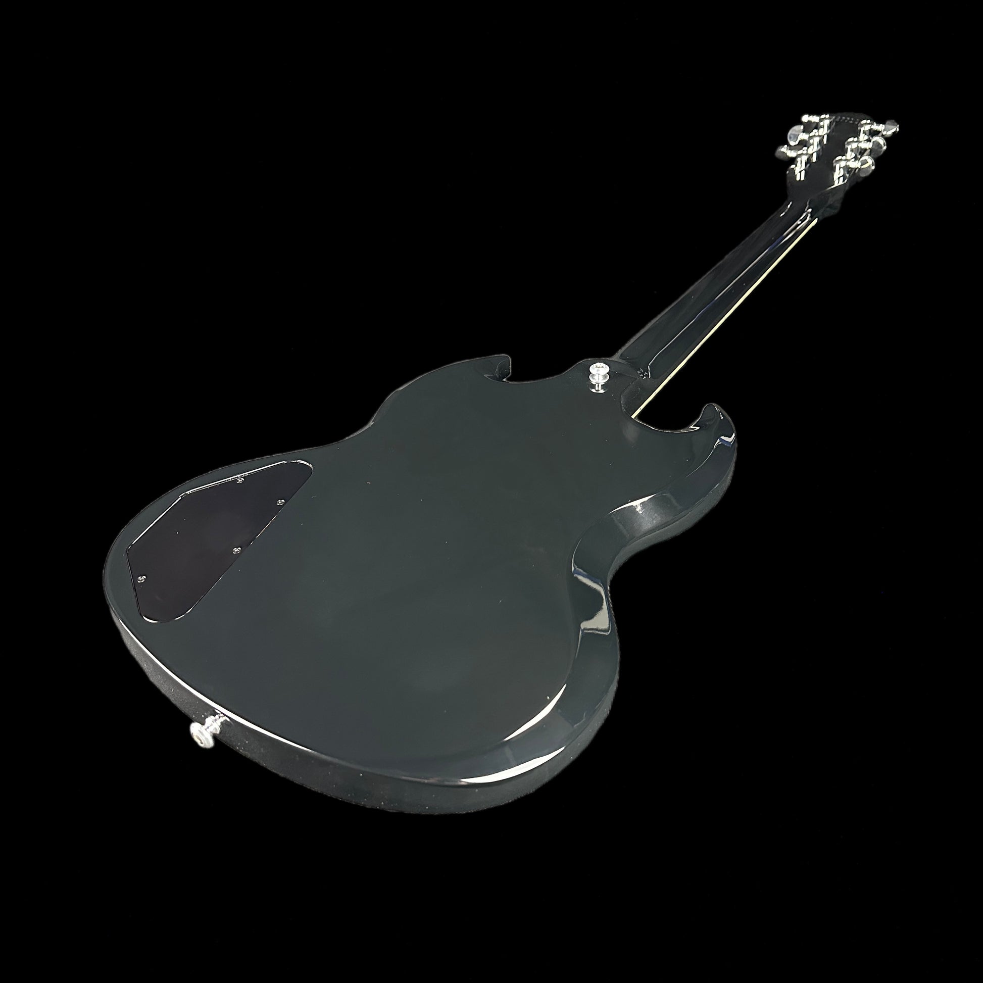 Back angle of Used 2023 Gibson SG Standard Ebony.