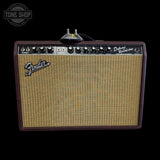 Front of Used Fender FSR '65 Deluxe Reverb Wine Red TSS7631.