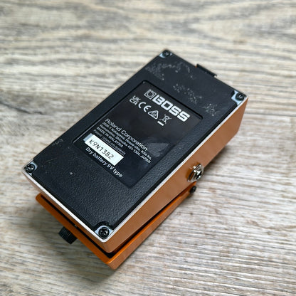 Back angle of Used Boss DS-1 Distortion.