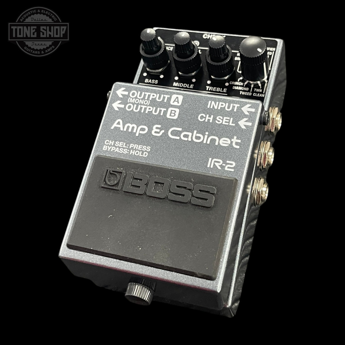 Top of Used Boss IR-2 Amp / IR Cab Pedal.