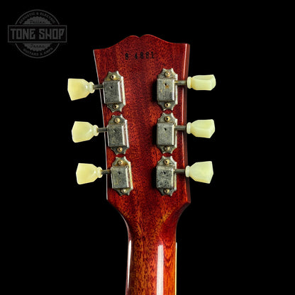Guitar headstock with tuning pegs on a black background, featuring 'Tone Shop' logo.
