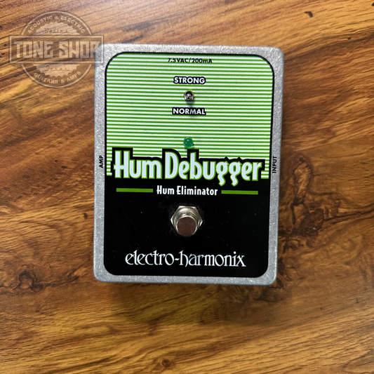 Top of Used Electro-Harmonix HumDebugger Hum Eliminator.