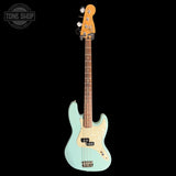 Full frontal of Used 2001 Fender Mark Hoppus Artist Jazz Bass Daphne Blue TSS7698.