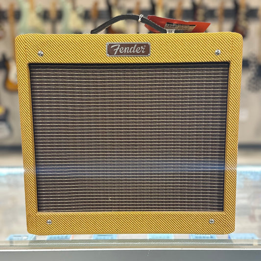 Front of Used 2021 Fender Pro Junior IV 15 Watt 1x10 Lacquered Tweed Combo TSS4064