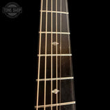 Neck of Used 2005 James Goodall RGCC Rosewood Grand Concert Cutaway.