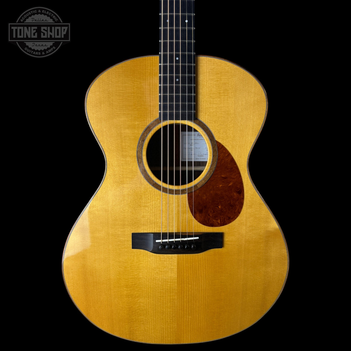 Front of Used Bedell Coffee House Orchestra Adirondack/Rosewood w/case TSS6939.