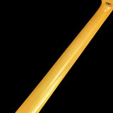 Back of ESP KH-2 Vintage Kirk Hammett Signature Series Distressed Black neck.