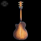 Back of Used 2024 Taylor Builder's Edition K24ce Shaded Edge Burst.