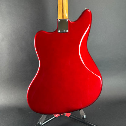 Back of Used 2012 Fender Pawn Shop Jaguarillo Candy Apple Red.