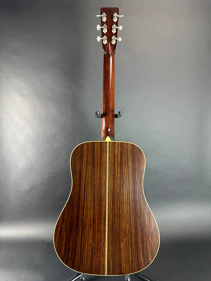 Full back of Used Martin Custom Shop D-28 Authentic 1937 Vintage Low Gloss w/Stage 1 Aging.