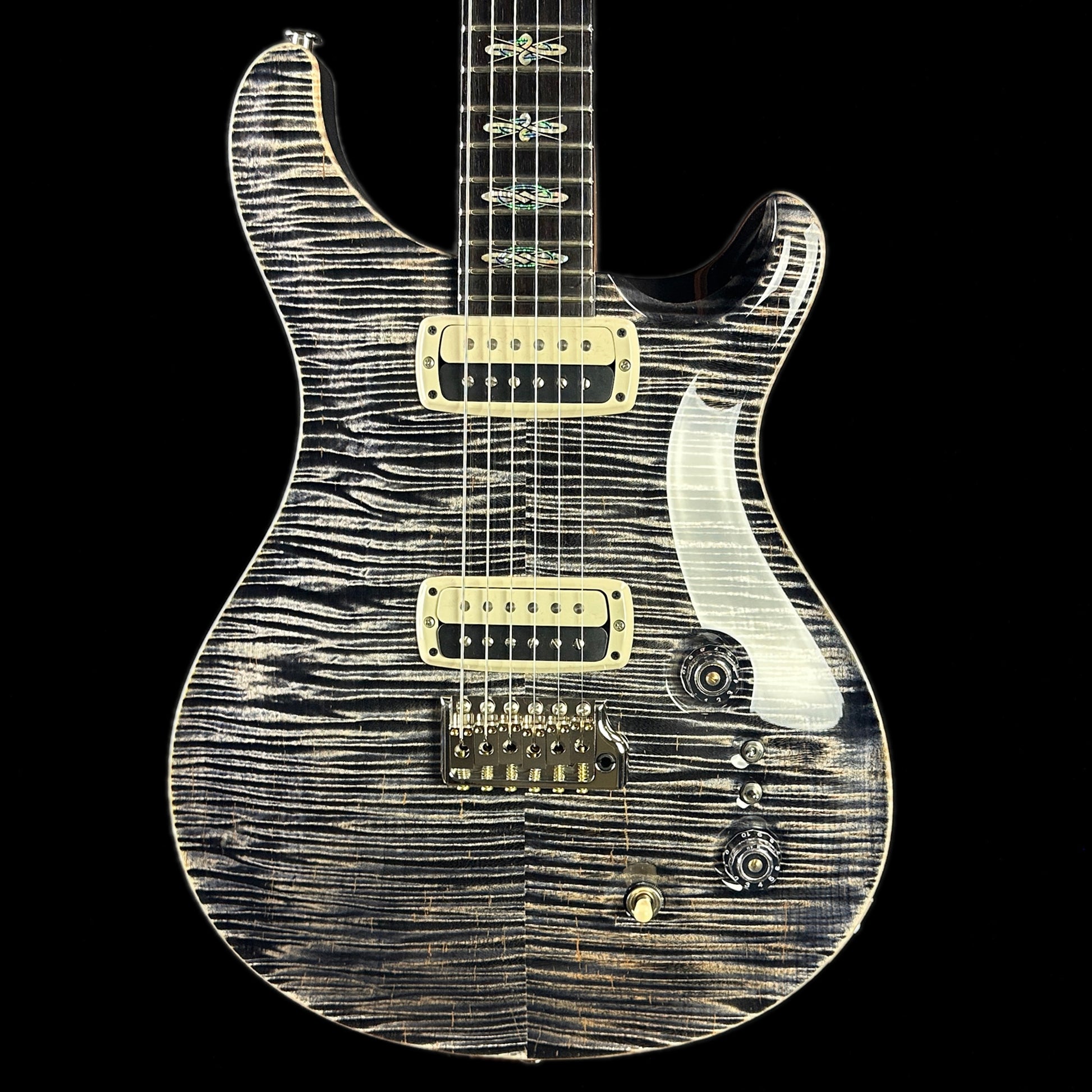 Front of body of PRS Private Stock John McLaughlin Limited Edition.