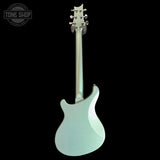 Back of Used 2019 PRS Paul Reed Smith Vela Semi-Hollow Frost Green Metallic.