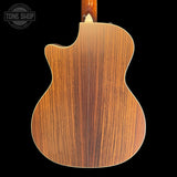 Back of body of Used 2007 Taylor 414ce Fall Limited Edition.