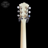 Back of headstock of Used Washburn P2 Electric Guitar.