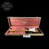 Fender 1956 Stratocaster Journeyman Relic Maple Neck Wide-Fade 2-Color Sunburst in case.
