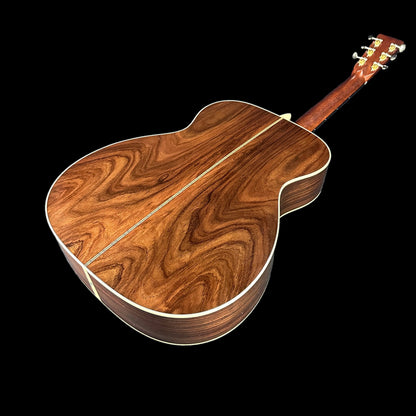 Back angle of Martin Custom Shop 28 Style 0000 Adirondack/WEIR.