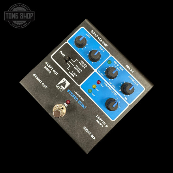 Top of Used Goat BL-E Stereo Echo Pedal TSS7657.