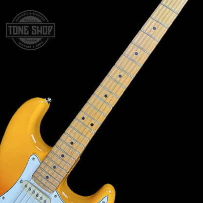 Fretboard of Used 2021 Fender Player Plus Strat Tequila Sunrise.