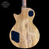 Back of body of Used Heritage Standard II H-150 Bourbon Burst.