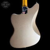 Back of body of Used 2025 Fender American Classic Jazzmaster Shoreline Gold.