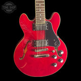 Front of Used Epiphone ES-339 Cherry TSS7359.