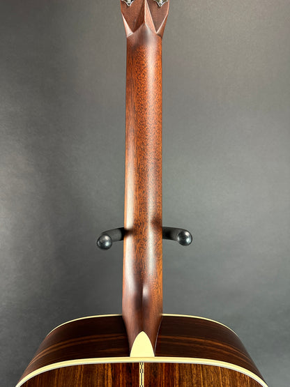 Back of neck of Used Martin D-28 Ambertone.