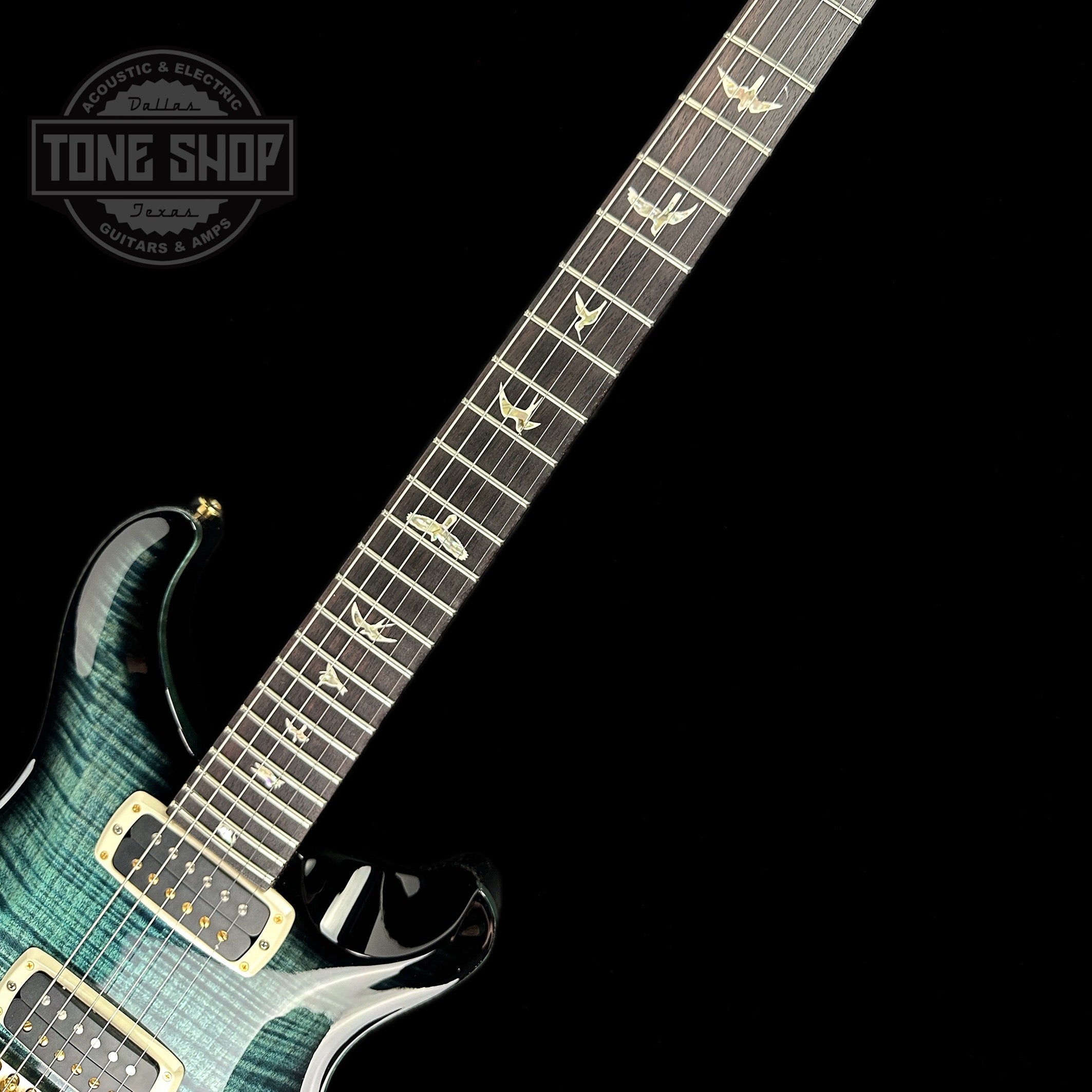 PRS Custom 24-08 Cobalt Smokeburst 10 Top Birds w/case – Tone Shop Guitars PRS Custom 24-08 Cobalt Smokeburst 10 Top Birds w/case – Tone Shop Guitars