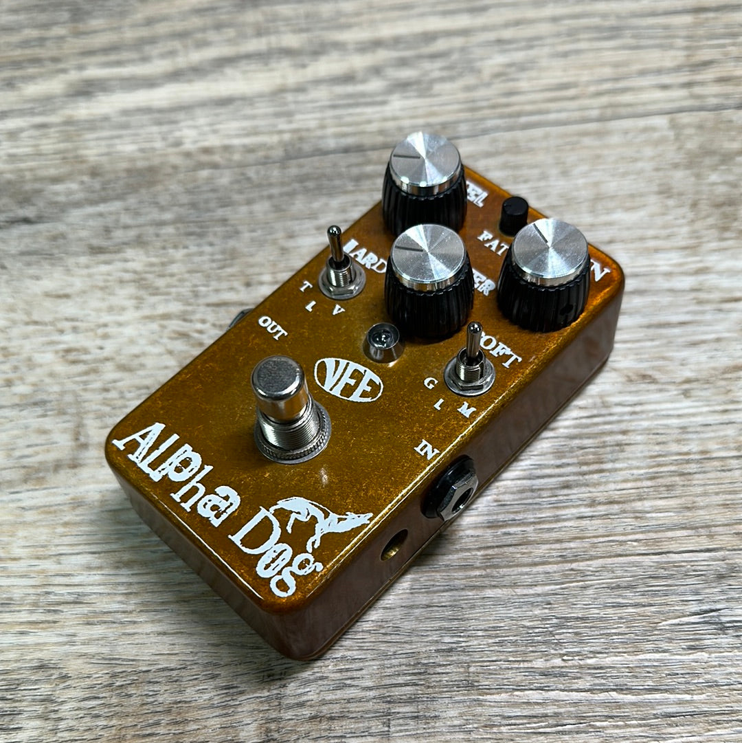 Top angle of Used VFE Pedals Alpha Dog.