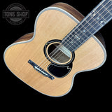 Front angle of Martin OM 20th Century Limited.