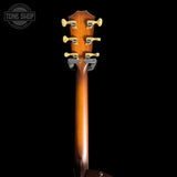 Back of headstock of Used 2024 Taylor Builder's Edition K24ce Shaded Edge Burst.