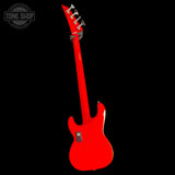 Back of Used 2021 Jackson X Series CBXDX IV Bass Rocket Red TSS7563.