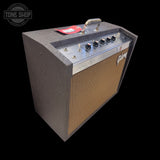 Right side of Vintage 1964 Gibson Falcon Combo Guitar Amplifier TSS7179.