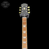 Headstock of Used Epiphone SG Pro.