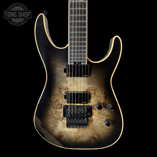 Front of Used 2020 Jackson LTD Wildcard Series SoloistSL2P Trans Blackburst.