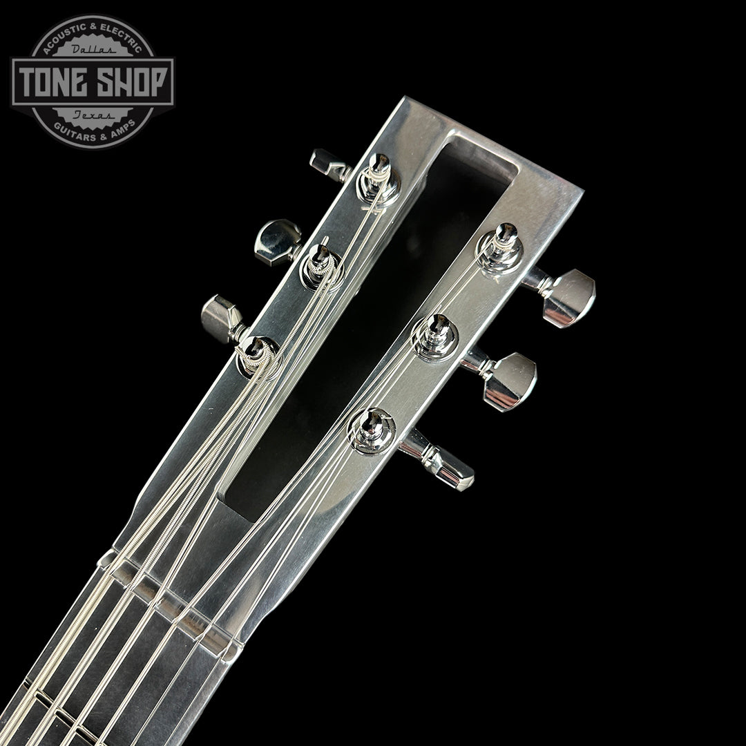 Front of headstock of Electrical Guitar Company Aaron Turner Signature.