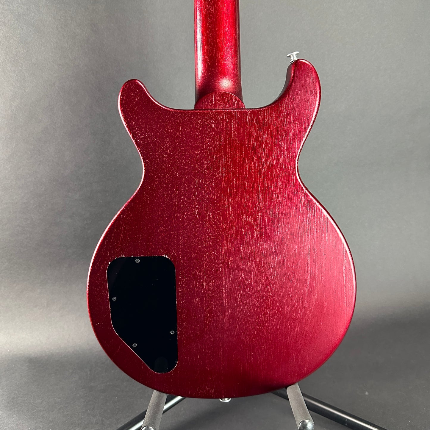 Back of Used Gibson Rick Beato Les Paul Special Double Cut Cherry.